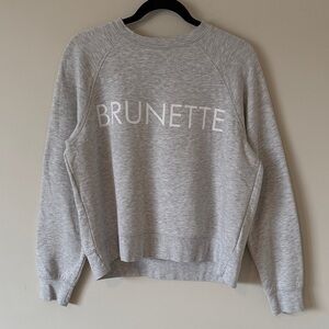 61. | Brunette The Label | Heather Grey | Crewneck Sweatshirt